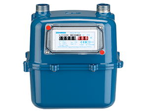 Compteur gaz à membrane, 6m<sup>3</sup>/h
