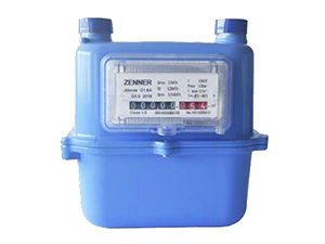 Compteur gaz à membrane, compact en aluminium